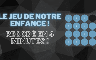 Minis Jeux HTML : Le Jeu taquin (TUTO)